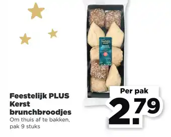 PLUS Feestelijk plus kerst brunchbroodjes aanbieding