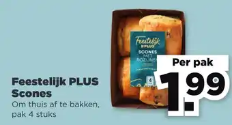 PLUS Feestelijk plus scones aanbieding