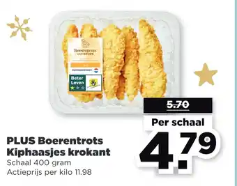 PLUS Plus boerentrots kiphaasjes krokant aanbieding