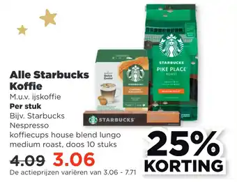 PLUS Alle starbucks koffie aanbieding