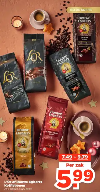 PLUS L'or of douwe egberts koffiebonen aanbieding