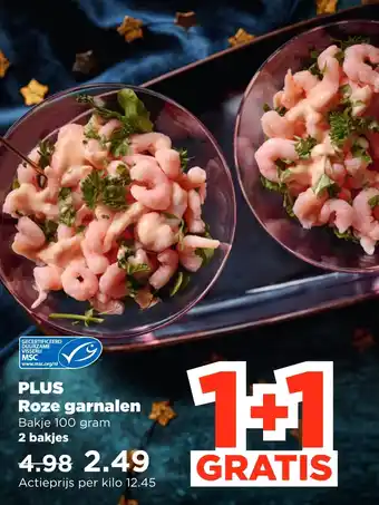 PLUS Plus roze garnalen aanbieding