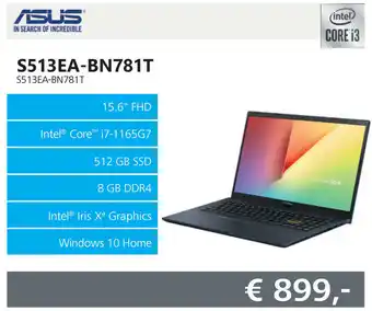 Informatique Asus S513EA-BN781T aanbieding