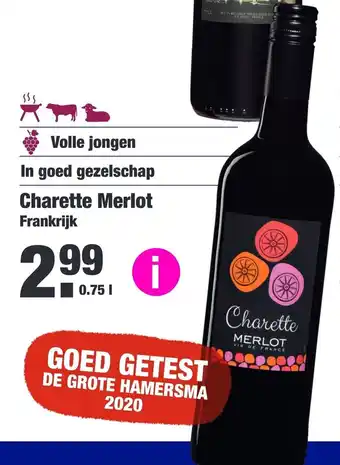 ALDI Charette Merlot 750ml aanbieding