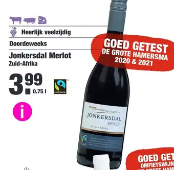 ALDI Jonkersdal Merlot 750ml aanbieding