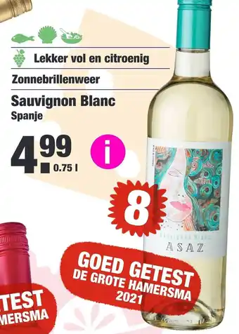 ALDI Sauvignon blanc 750ml aanbieding