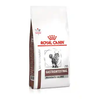 Zooplus 2x4kg feline gastro intestinal moderate calorie royal canin veterinary diet kattenvoer aanbieding