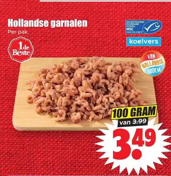 Dirk Hollandse garnalen 100g aanbieding