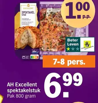 Albert Heijn AH Excellent spektakelstuk Pak 800 gram aanbieding