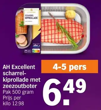 Albert Heijn AH Excellent scharrel-kiprollade met zeezoutboter aanbieding