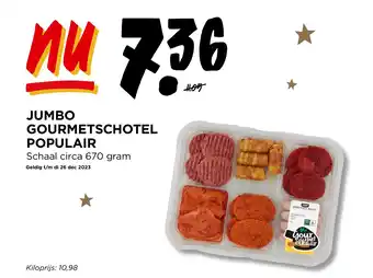 Jumbo JUMBO GOURMETSCHOTEL POPULAIR 670g aanbieding