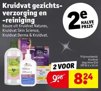 Kruidvat Kruidvat gezichtsverzorging en -reiniging aanbieding