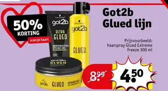 Kruidvat Got2b Glued lijn aanbieding