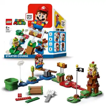 Intertoys Lego super mario avonturen met mario startset 71360 aanbieding