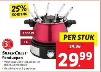 Lidl Fonduepan aanbieding