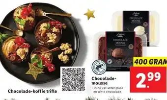 Lidl Chocolade mousse aanbieding