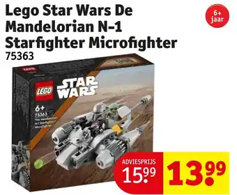 Kruidvat Lego Star Wars De Mandelorian N-1 Starfighter Microfighter aanbieding