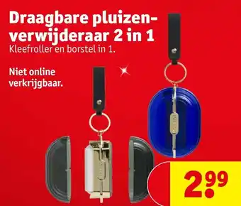 Kruidvat Draagbare pluizenverwijderaar 2 in 1 aanbieding