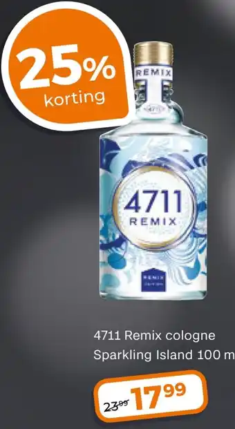 Trekpleister 4711 Remix cologne Sparkling Island 100 ml aanbieding