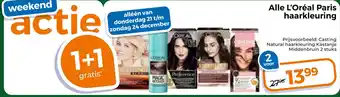 Trekpleister Alle L'Oréal Paris haarkleuring aanbieding