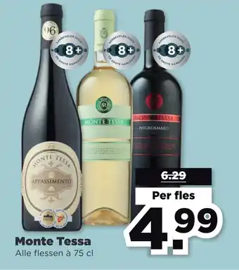 PLUS Monte Tessa Alle flessen à 75 cl aanbieding