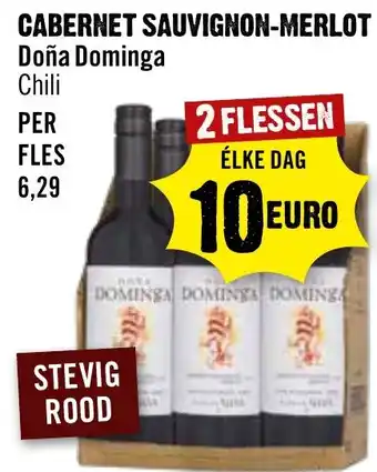 Dirck 3 CABERNET SAUVIGNON MERLOT Doña Dominga aanbieding