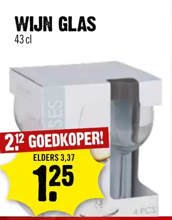 Dirck 3 WIJN GLAS 43 cl aanbieding