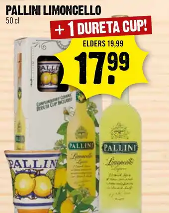 Dirck 3 PALLINI LIMONCELLO 50 cl aanbieding