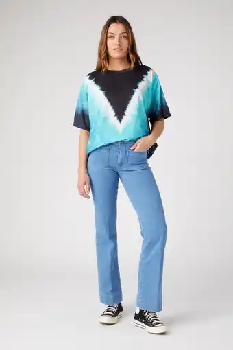 Jeans Centre Wrangler flare eye candy aanbieding