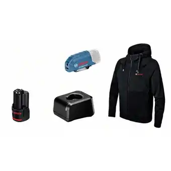 Conrad Bosch professional 06188000gd verwarmde hoodie maat: l zwart aanbieding