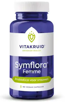 De Online Drogist Vitakruid Symflora Femme Vegan Capsules aanbieding