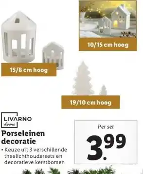 Lidl Porseleinen decoratie aanbieding