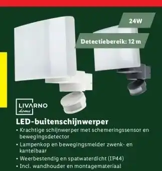 Lidl Led-buitenschijnwerper aanbieding