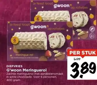 Vomar Voordeelmarkt G'woon meringuerol aanbieding