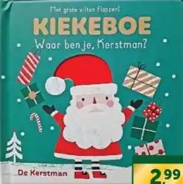 Boekenvoordeel Kiekeboe: waar ben je, kerstman? aanbieding