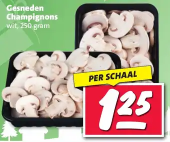 Nettorama Gesneden Champignons wit, 250 gram aanbieding