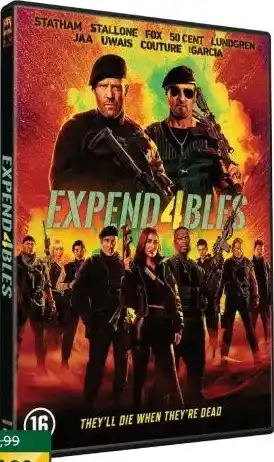 Boekenvoordeel Expendables 4 aanbieding