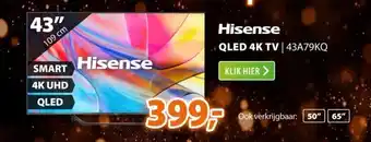 Expert Hisense qled 4k tv | 43a79kq aanbieding