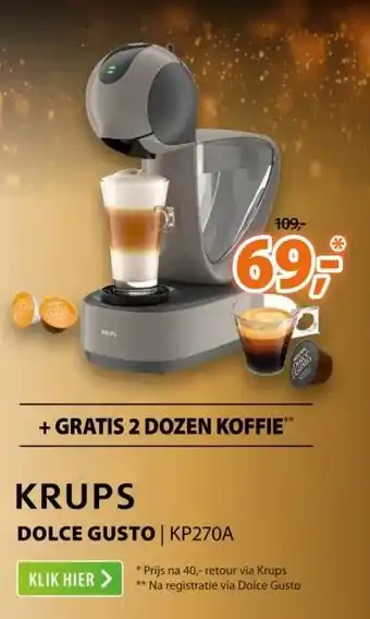 Expert Krups dolce gusto | kp270a aanbieding