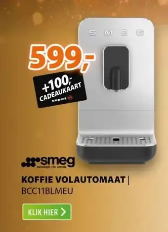 Expert ..smeg koffie volautomaat bcc11blmeu aanbieding