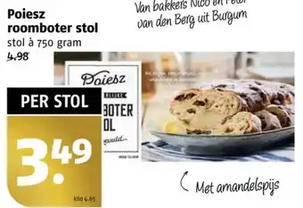 Poiesz Poiesz roomboter stol 750g aanbieding