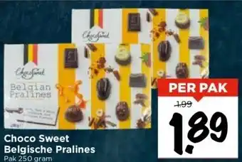 Vomar Voordeelmarkt Choco sweet belgische pralines aanbieding