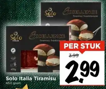 Vomar Voordeelmarkt Solo italia tiramisu aanbieding