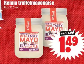 Dirk Remia truffelmayonaise aanbieding