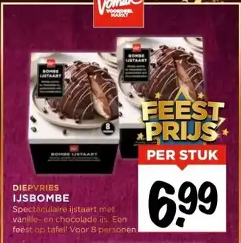 Vomar Voordeelmarkt Diepvries ijsbombe aanbieding