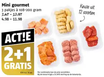 Poiesz Mini gourmet aanbieding