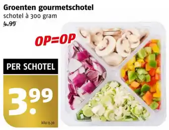 Poiesz Groenten gourmetschotel schotel à 300 gram aanbieding