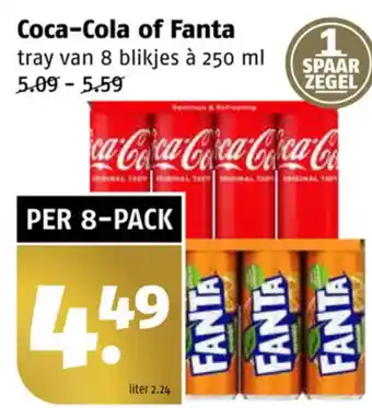 Poiesz Coca-Cola of Fanta aanbieding