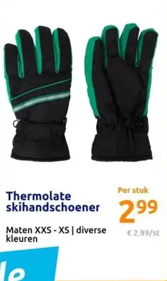 Action Thermolate skihandschoener aanbieding