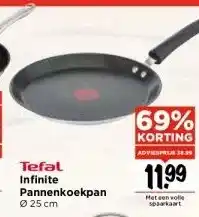 Vomar Voordeelmarkt Infinite pannenkoekpan ø 25 cm aanbieding